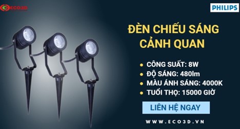 Đèn chiếu sáng cảnh quan Philips